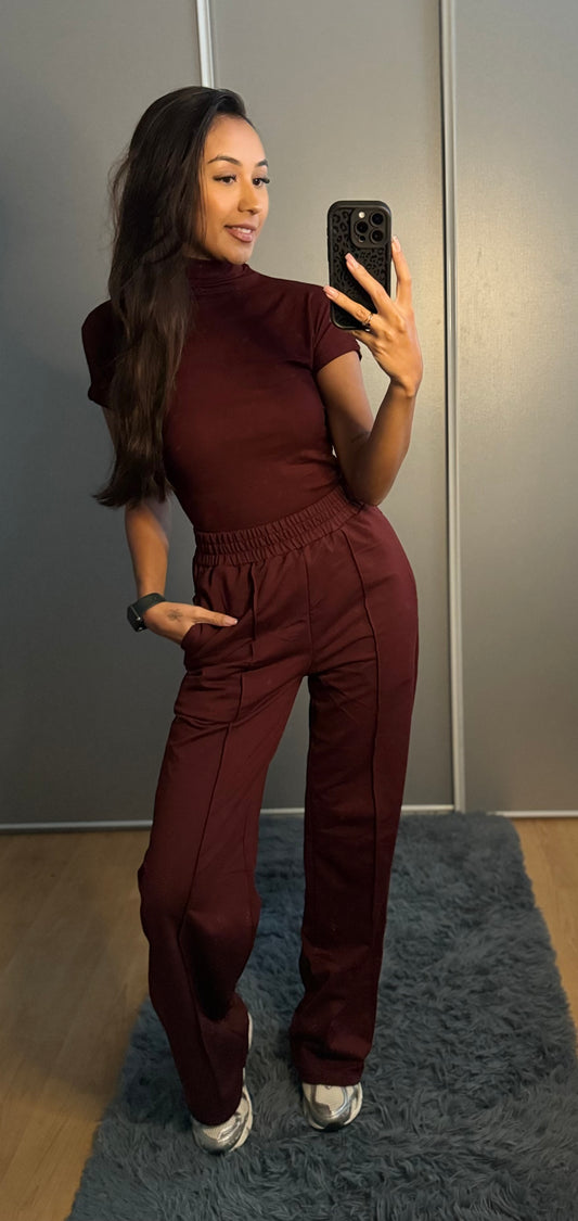 Tall comfy jogger bordeaux